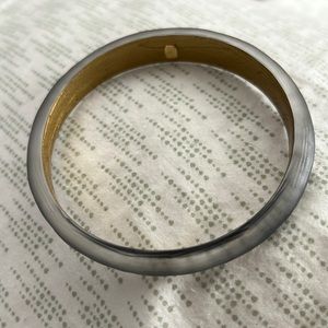 Alexis bittar black tapered bangle